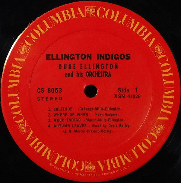Duke Ellington And His Orchestra ~ Ellington Indigos (Vinyl) - Djungel & Jazz