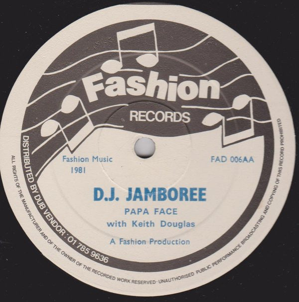 Papa Face With Keith Douglas / Pixie And Dixie : Sweet Reggae Music / Mousetrap / D.j. Jamboree (12")