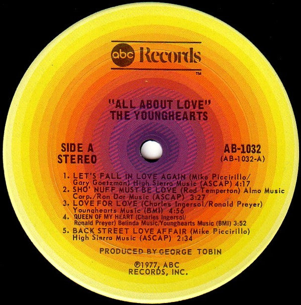 The Younghearts ~ All About Love (Vinyl) - Djungel & Jazz
