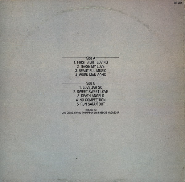 Freddie McGregor : Love At First Sight (LP, Album)
