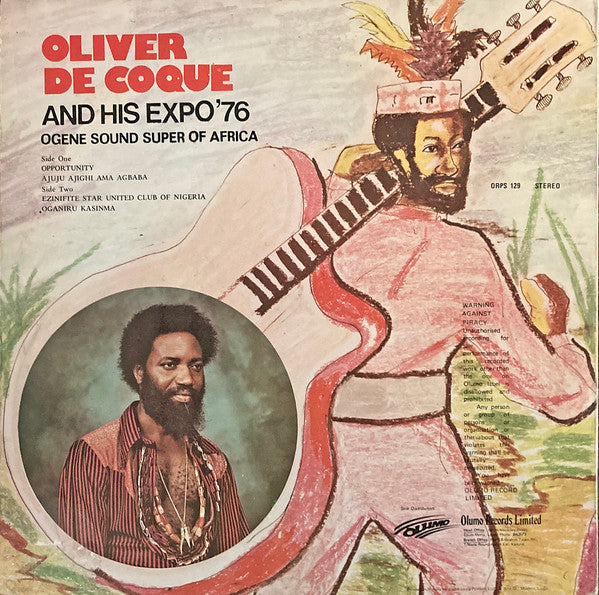 Oliver De Coque And His Expo'76-Ogene Sound Super Of Africa ~ Opportunity (Vinyl) - Djungel & Jazz