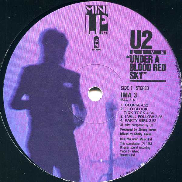 U2 ~ Live "Under A Blood Red Sky" (Vinyl) - Djungel & Jazz