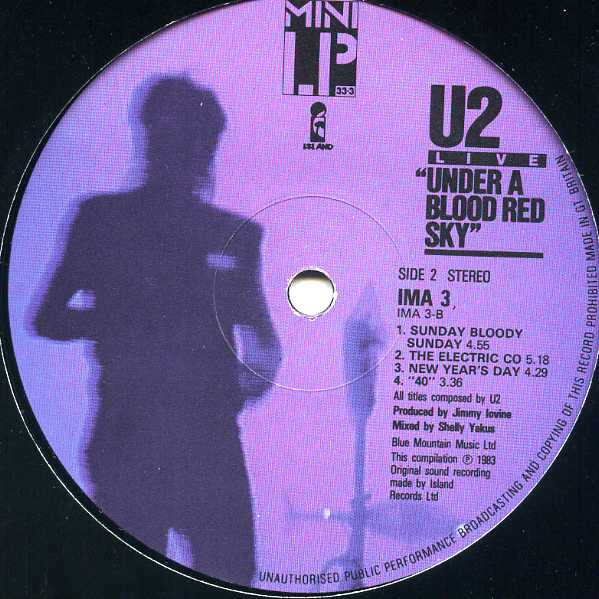 U2 ~ Live "Under A Blood Red Sky" (Vinyl) - Djungel & Jazz