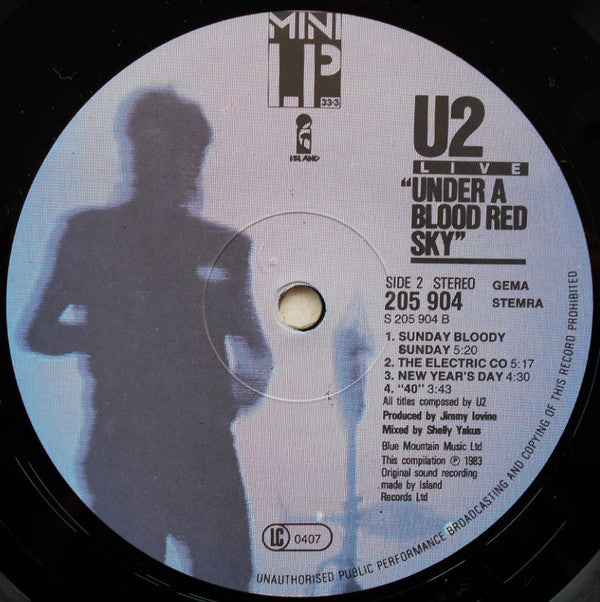 U2 ~ Live "Under A Blood Red Sky" (Vinyl) - Djungel & Jazz