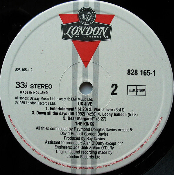 The Kinks ~ UK Jive (Vinyl) - Djungel & Jazz