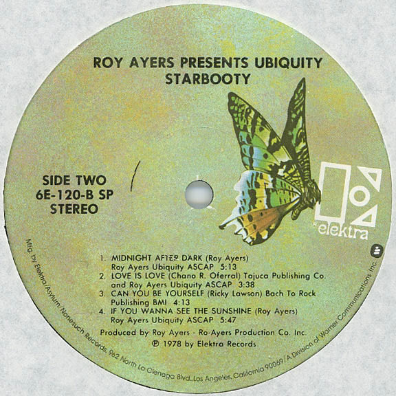 Roy Ayers Presents Ubiquity ~ Starbooty (Vinyl) - Djungel & Jazz
