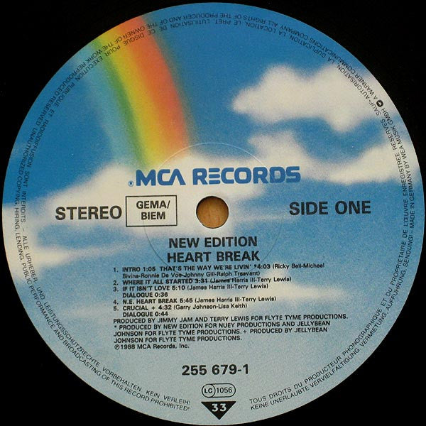 New Edition ~ Heart Break (Vinyl) - Djungel & Jazz