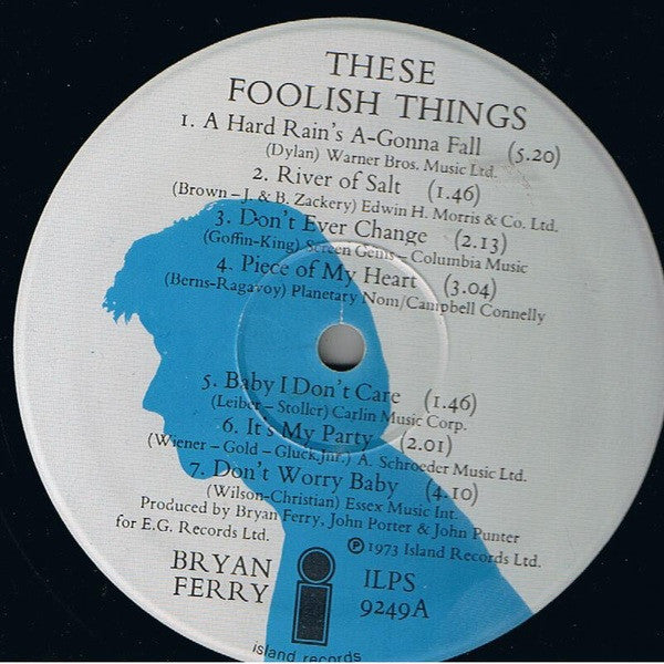 Bryan Ferry ~ These Foolish Things (Vinyl) - Djungel & Jazz