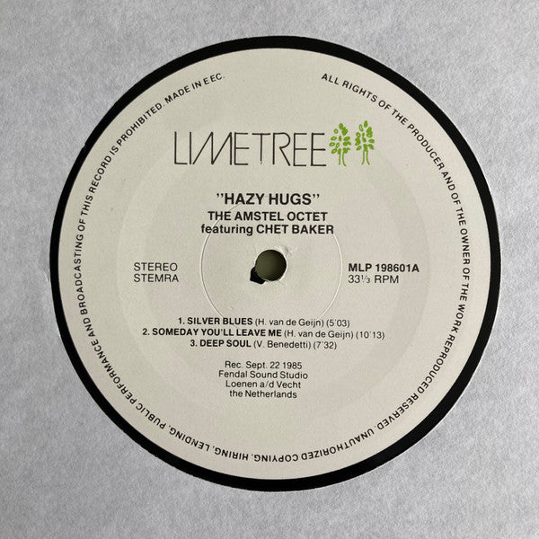 The Amstel Octet And Chet Baker : Hazy Hugs (LP)