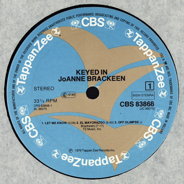 Joanne Brackeen : Keyed In (LP, Album)