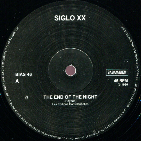 Siglo XX ~ Till The End Of The Night (Vinyl) - Djungel & Jazz
