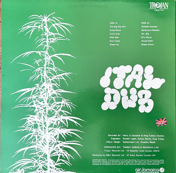 Augustus Pablo : Ital Dub (LP, Album, RE)