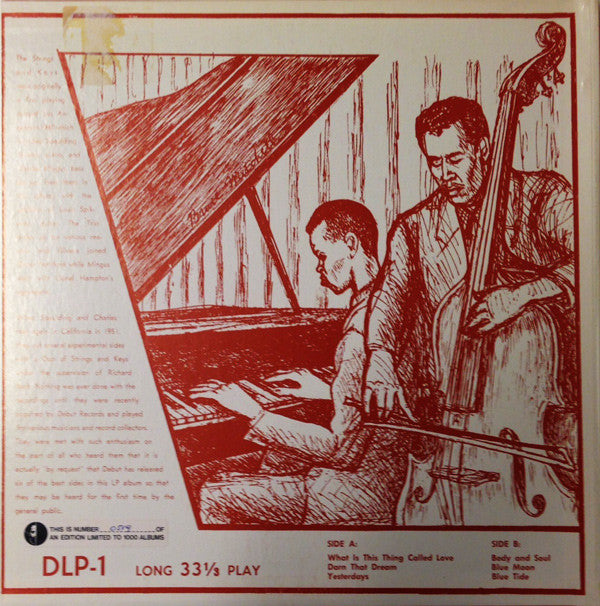 Strings And Keys ~ Strings And Keys (Vinyl) - Djungel & Jazz