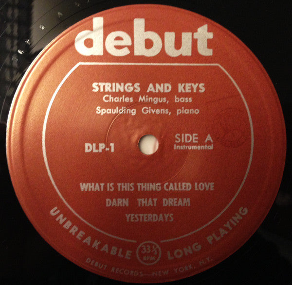Strings And Keys ~ Strings And Keys (Vinyl) - Djungel & Jazz