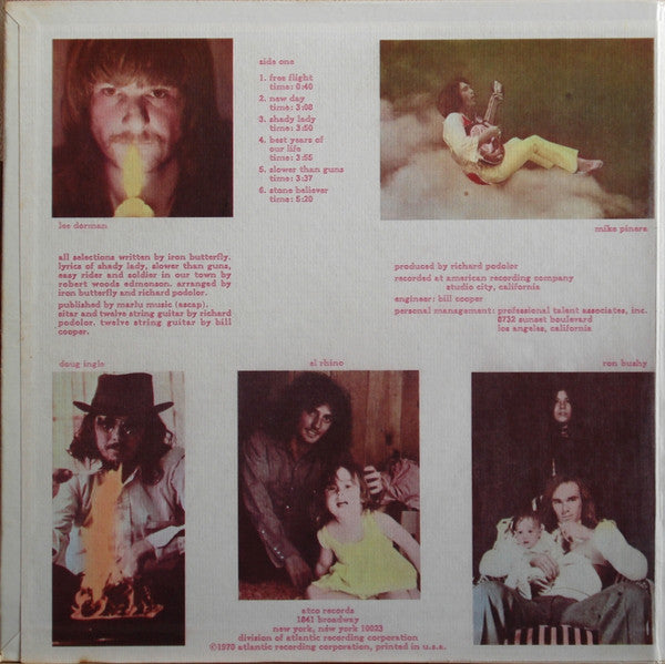 Iron Butterfly With Pinera & Rhino ~ Metamorphosis (Vinyl) - Djungel & Jazz