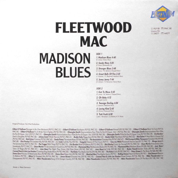 Fleetwood Mac : Madison Blues (LP)