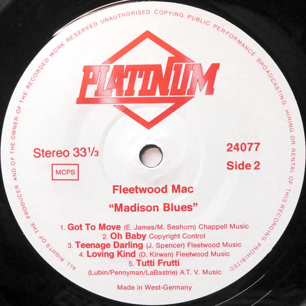 Fleetwood Mac : Madison Blues (LP)