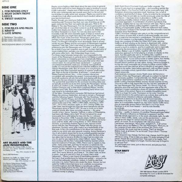 Art Blakey & The Jazz Messengers ~ Buhaina - The Continuing Message (Vinyl) - Djungel & Jazz