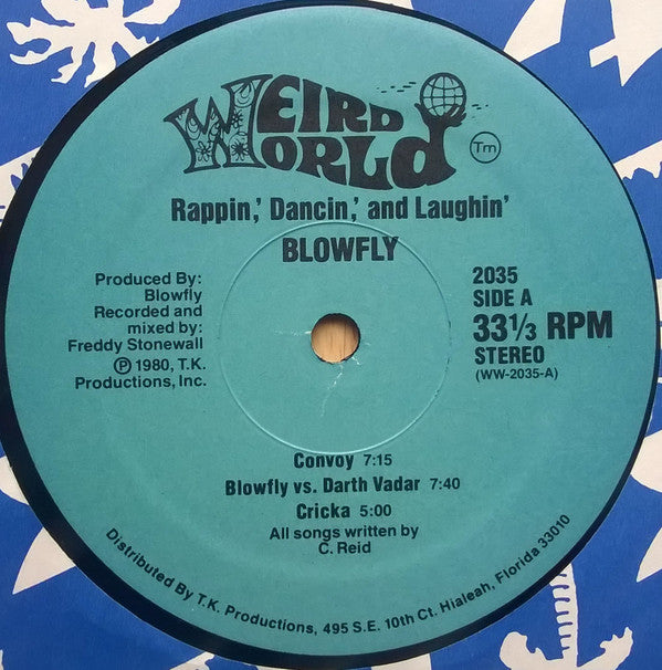 Blowfly ~ Rappin', Dancin', And Laughin' (Vinyl) - Djungel & Jazz