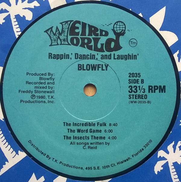Blowfly ~ Rappin', Dancin', And Laughin' (Vinyl) - Djungel & Jazz