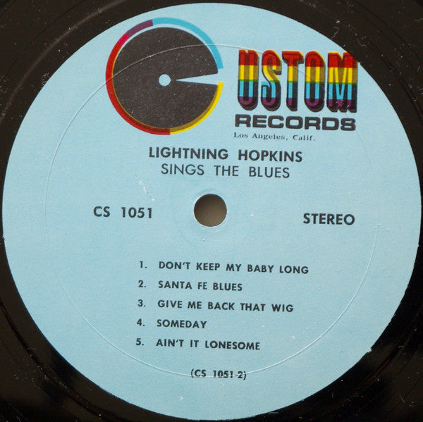 Lightning Hopkins ~ Sings The Blues (Vinyl) - Djungel & Jazz