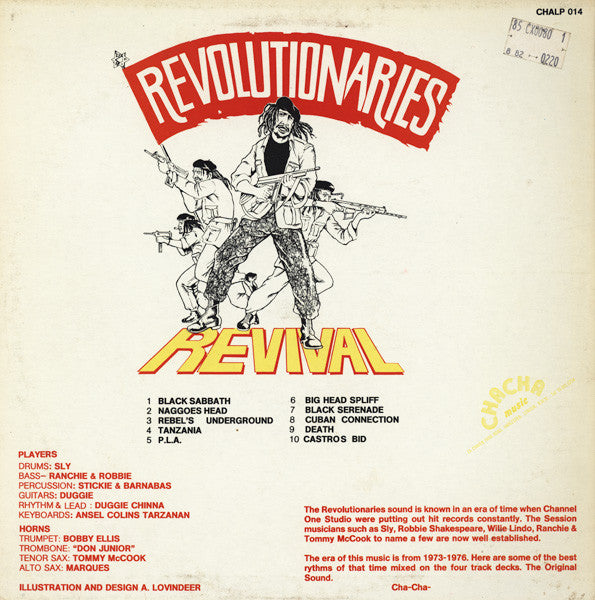 The Revolutionaries : Revival (LP, Album)