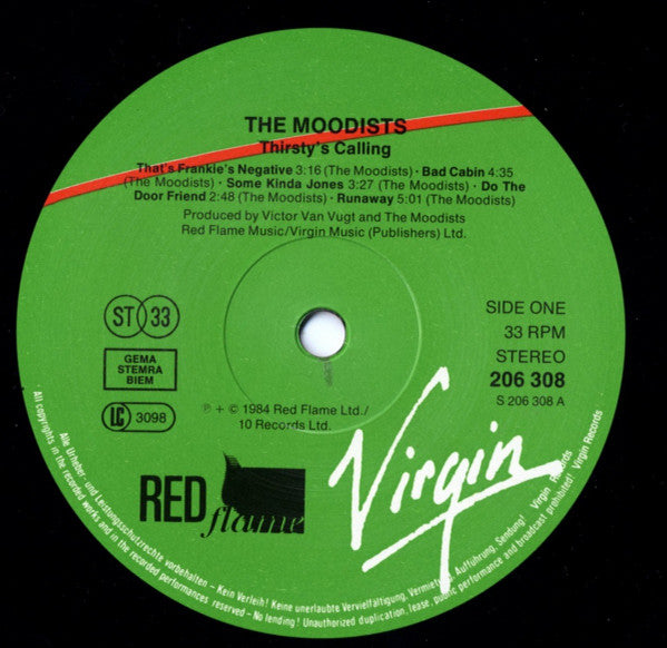 The Moodists ~ Thirsty's Calling (Vinyl) - Djungel & Jazz