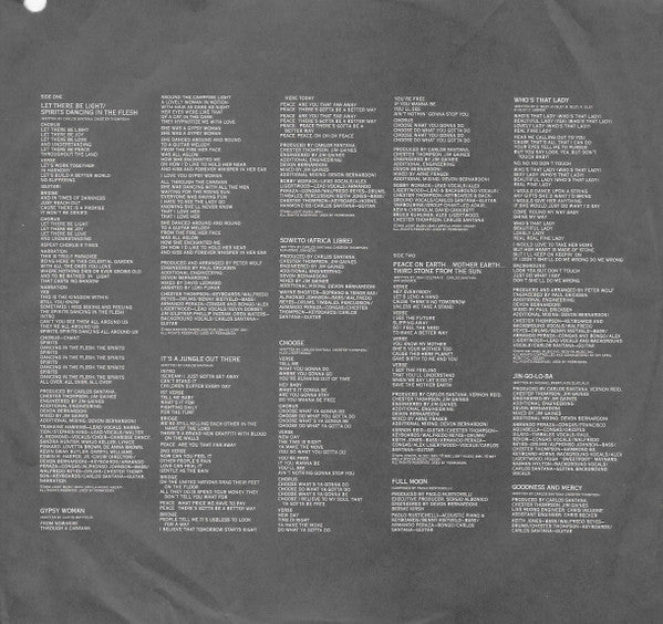 Santana ~ Spirits Dancing In The Flesh (Vinyl) - Djungel & Jazz