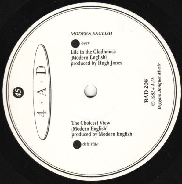 Modern English ~ Life In The Gladhouse (Vinyl) - Djungel & Jazz