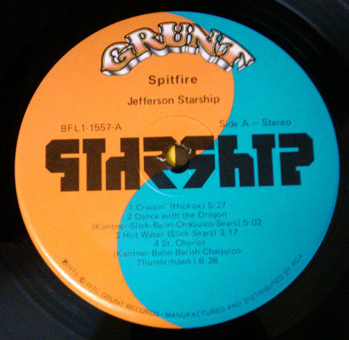 Jefferson Starship ~ Spitfire (Vinyl) - Djungel & Jazz
