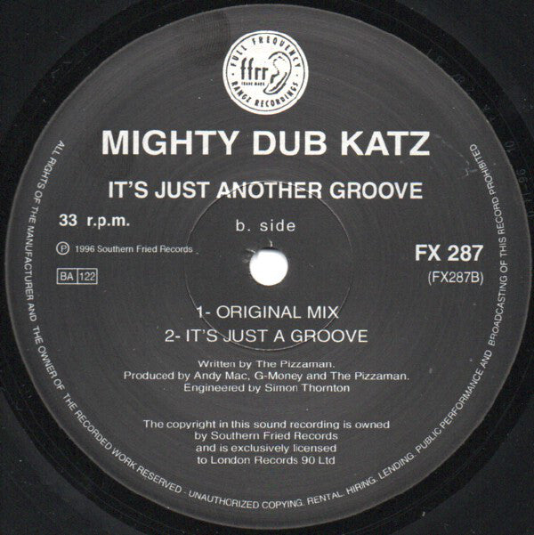 Mighty Dub Katz : Just Another Groove (12", Single)