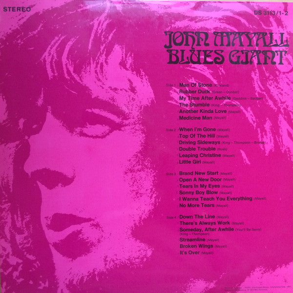 John Mayall With Peter Green , Mick Taylor, Keef Hartley, John McVie ~ Blues Giant (Vinyl) - Djungel & Jazz