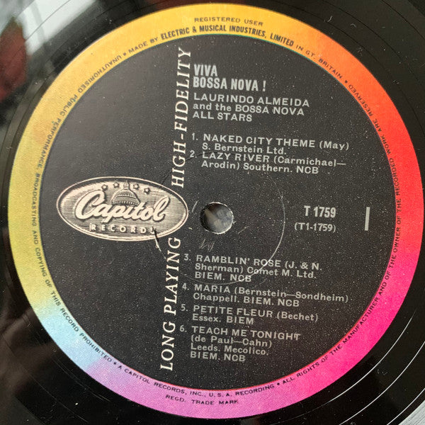 Laurindo Almeida & The Bossa Nova Allstars ~ Viva Bossa Nova! (Vinyl) - Djungel & Jazz