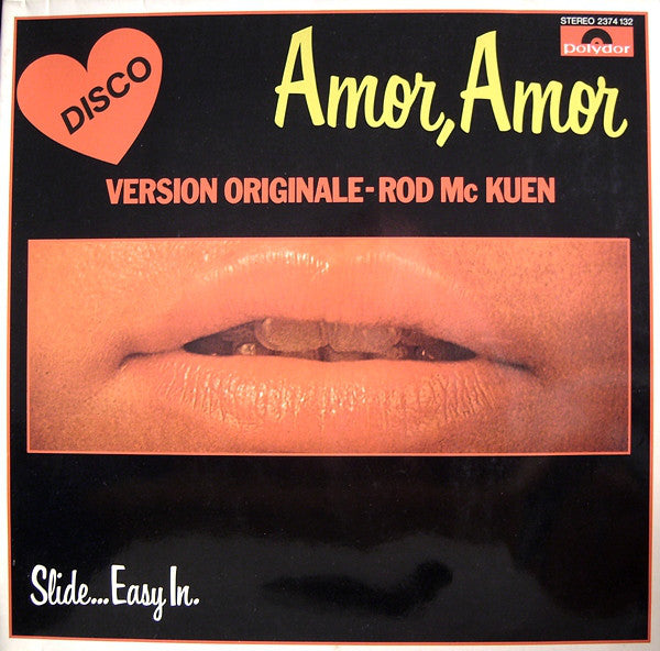 Rod McKuen ~ Amor, Amor Slide...Easy In (Vinyl) - Djungel & Jazz