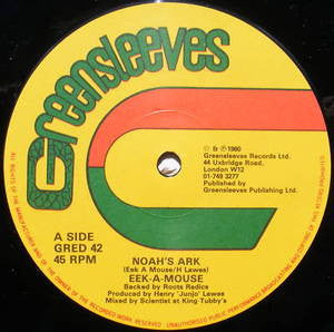 Eek-A-Mouse / Flick Wilson : Noah's Ark / My Lady (12")