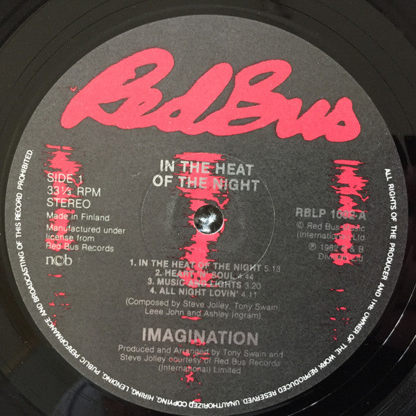 Imagination : In The Heat Of The Night (LP, Album)