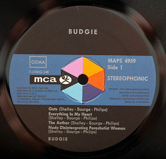 Budgie ~ Budgie (Vinyl) - Djungel & Jazz