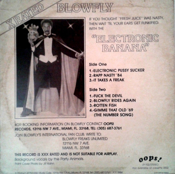 Blowfly ~ Electronic Banana (Vinyl) - Djungel & Jazz