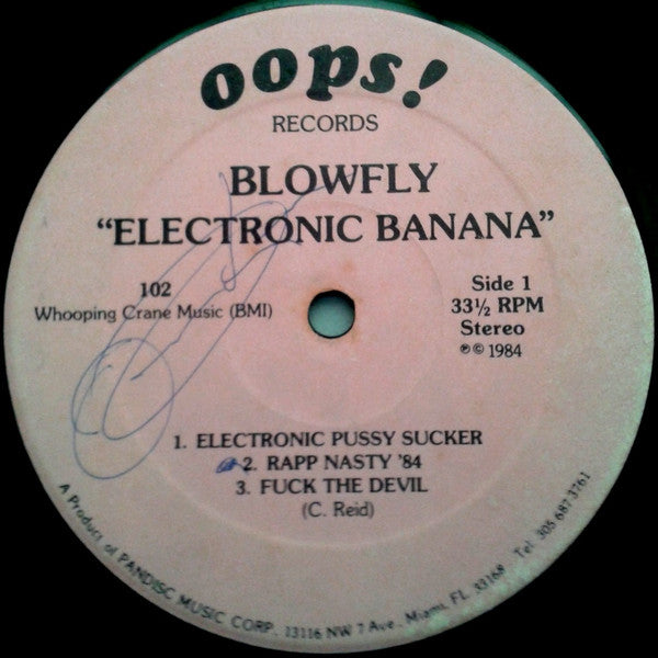 Blowfly ~ Electronic Banana (Vinyl) - Djungel & Jazz