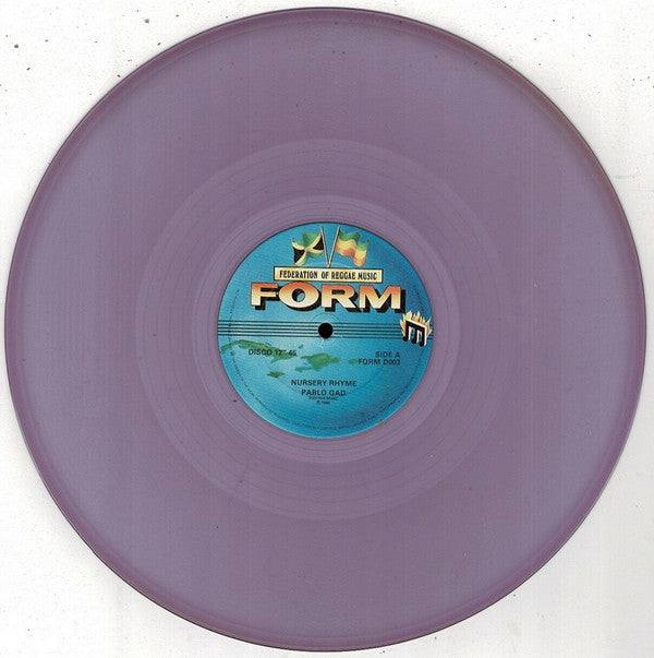 Pablo Gad : Nursery Rhyme / Bubbling Angelo (12", Pur)