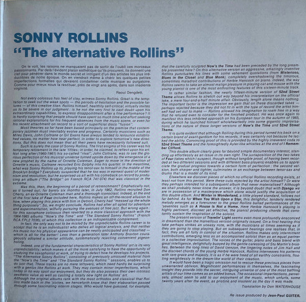 Sonny Rollins ~ The Alternative Rollins (Vinyl) - Djungel & Jazz