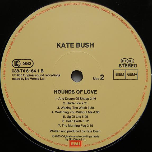 Kate Bush ~ Hounds Of Love (Vinyl) - Djungel & Jazz
