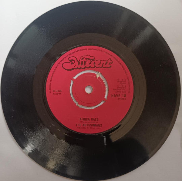 The Abyssinians ~ Declaration Of Rights / African Race (Vinyl) - Djungel & Jazz