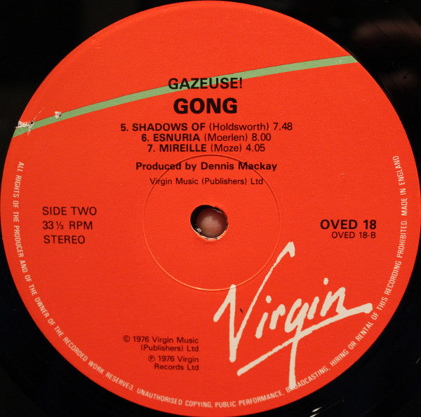 Gong : Gazeuse! (LP, Album, RE)