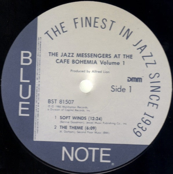 The Jazz Messengers ~ At The Cafe Bohemia Volume 1 (Vinyl) - Djungel & Jazz