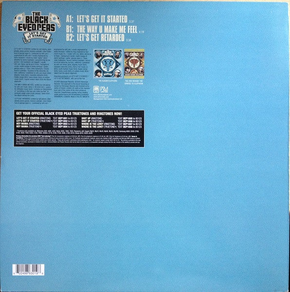 The Black Eyed Peas ~ Lets Get It Started (Vinyl) - Djungel & Jazz