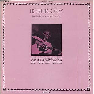 Big Bill Broonzy ~ See See Rider - Sixteen Tons (Vinyl) - Djungel & Jazz