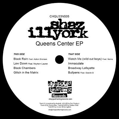 Shaz Illyork : Queens Center EP (12", EP, Ltd)