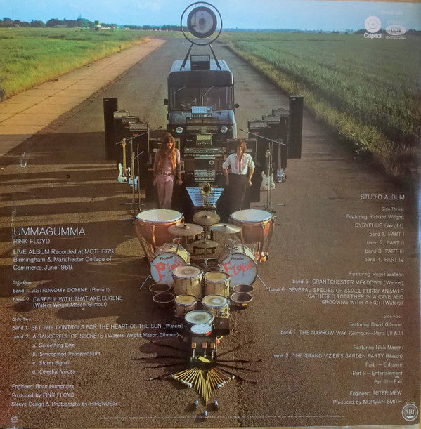 Pink Floyd : Ummagumma (2xLP, Album, RE, Jac)