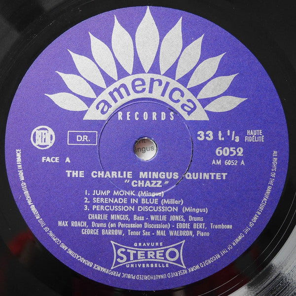 The Charles Mingus Quintet : Chazz! (LP, Album, RE)